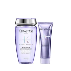 Kit Shampoo e Condicionador para Cabelos Loiros Kérastase Blond Absolu